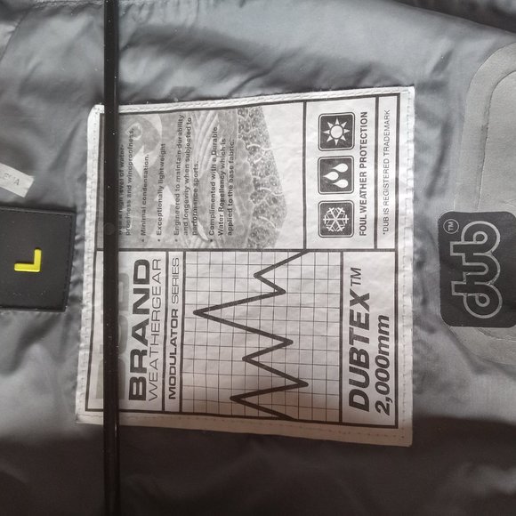 Men's vintage DUB BRAND snow jacket - Picture 3 of 8
